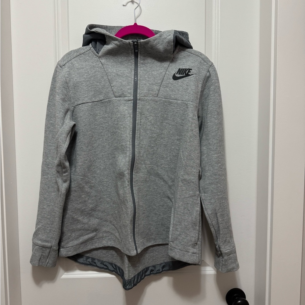 Nike women’s Gray zip hoodie Jacket